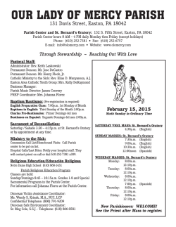 OUR LADY OF MERCY PARISH - John Patrick Publishing Company
