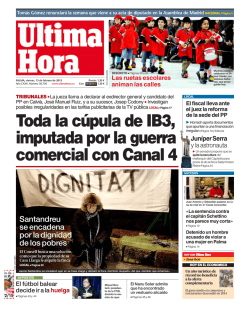 Toda la c&uacute;pula de IB3, imputada por la guerra