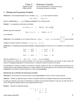 Clase 2. - Universidad Nacional de Colombia