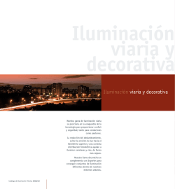 Iluminaci&oacute;n viaria y decorativa