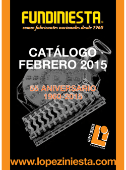 tarifa 2015 - Fundici&oacute;n L&oacute;pez Iniesta