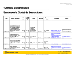 calendario de eventos 2015 - Sitio oficial de turismo de la Ciudad de