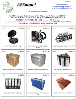 Nuestros Horarios 8:30-12:00 am A 1:00