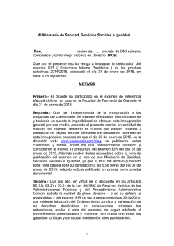 tras la posible filtraci&oacute;n de las preguntas del examen eir, el colegio