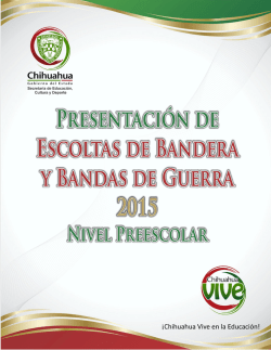PRESENTACI&Oacute;N BANDAS PREESCOLAR 2015