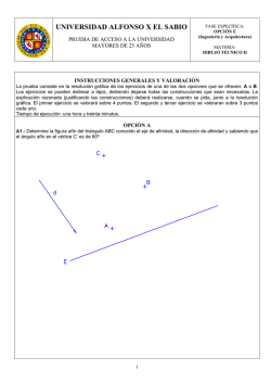 Modelo de Examen de Dibujo T&eacute;cnico II
