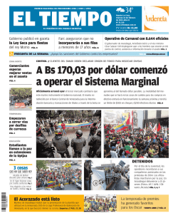 A Bs 170,03 por d&oacute;lar comenz&oacute; a operar el Sistema