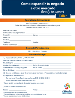 Como expandir tu negocio a otro mercado Ready to export Taller