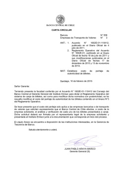 Carta Circular Bancos N&deg;556