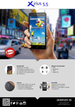 Ficha Smartphone Avenzo Xirius 5