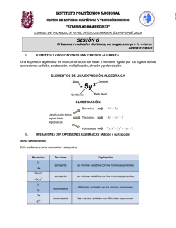 clase 6 matem&aacute;ticas - CECyT 3 - Instituto Polit&eacute;cnico Nacional