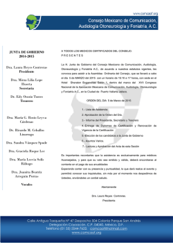 Convocatoria a la Asamblea General, Puerto Vallarta