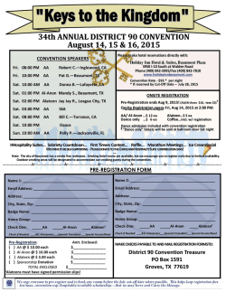 "KeystotheKingdom" - AA District 90, Area 67