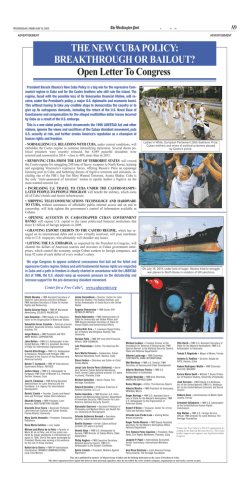 THE NEW CUBA POLICY: BREAKTHROUGH OR