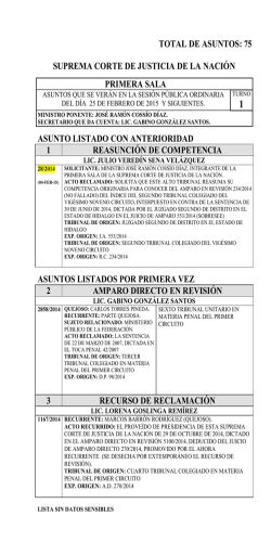 Sesi&oacute;n - Suprema Corte de Justicia de la Naci&oacute;n