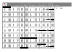 lista de precios calzados