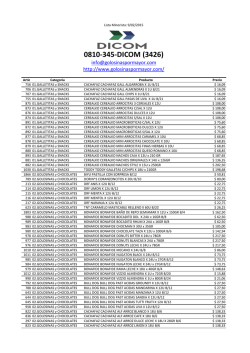 Lista de Precios - Golosinas por mayor
