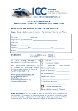 Seminario de Log&iacute;stica y Transporte