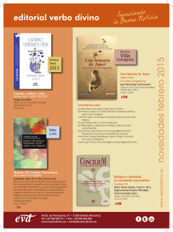 201502 NOVEDADES FEBRERO 2015.indd