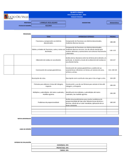 Matem&aacute;ticas - Liceo del Valle