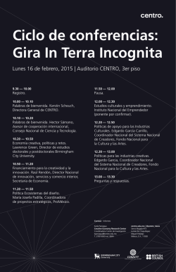 Conoce m&aacute;s sobre el taller In Terra Incognita