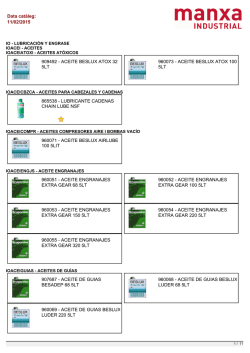 Data cat&agrave;leg: 11/02/2015 909492 - ACEITE