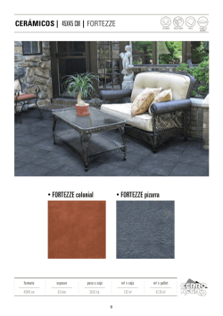 45x45 cm | FORTEZZE &bull; fORTEZZE colonial