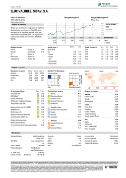 LLUC VALORES, SICAV, S.A.
