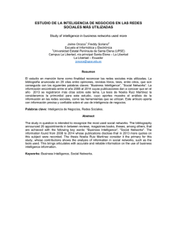 estudio de la inteligencia de negocios en las