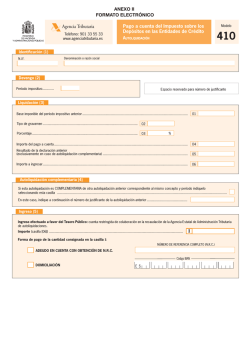 Anexo II: modelo 410