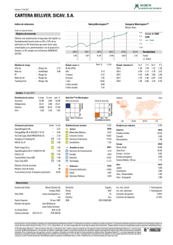 CARTERA BELLVER, SICAV, S.A.