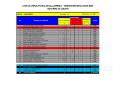 Multimedios - Futsal de Guatemala