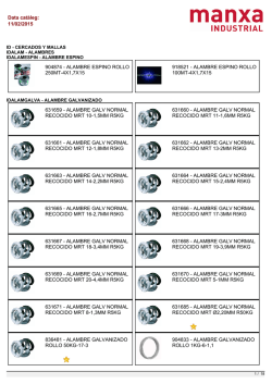 CERCADOS Y MALLAS - Manxa Industrial