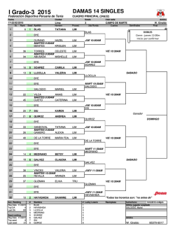 I Grado-3 2015 - Federaci&oacute;n Deportiva Peruana de Tenis