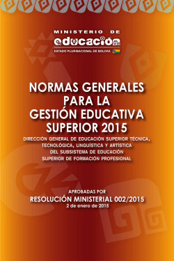 MINISTERIO DE EDUCACI&Oacute;N