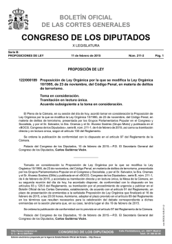 Mesa de la C&aacute;mara - Congreso de los Diputados