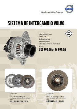 SISTEMA DE INTERCAMBIO VOLVO