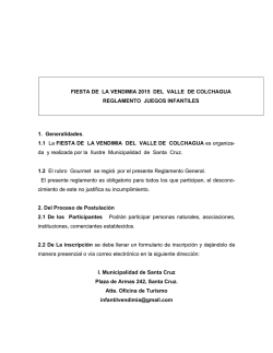 reglamento juegos infantiles 2015
