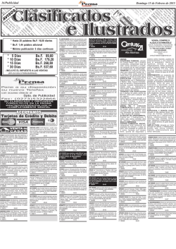 Clasificados - Obituarios