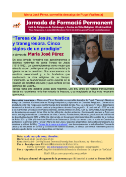 Jornada de Formaci&oacute; Permanent