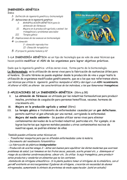 ingenieria genetica