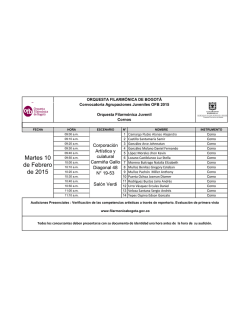 Cornos - Orquesta Filarm&oacute;nica de Bogot&aacute;