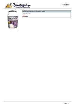 OMEGA PRO EXPLOSIVE CHOCOLATE 1500 G Producto : 61014