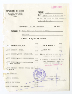 A FIN DE QUE SE SIRVA: