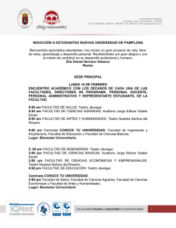 Nuevos Sede Pamplona - Universidad de Pamplona