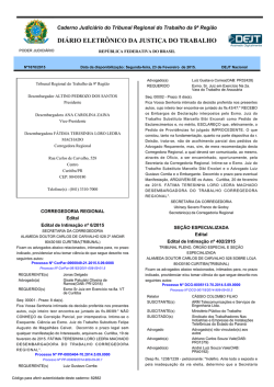 DI&Aacute;RIO ELETR&Ocirc;NICO DA JUSTI&Ccedil;A DO TRABALHO