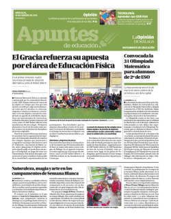 Apuntes de Educaci&oacute;n - La Opini&oacute;n de M&aacute;laga