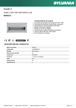 Hoja de datos - Havells Sylvania