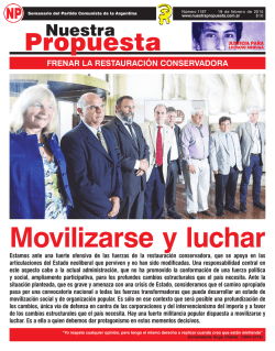 Nuestra Propuesta - Partido Comunista de la Argentina