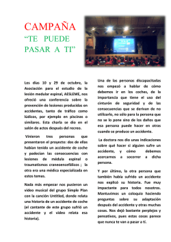 campa&ntilde;a "te puede pasar a ti" - Colegio Ciudad de los Muchachos